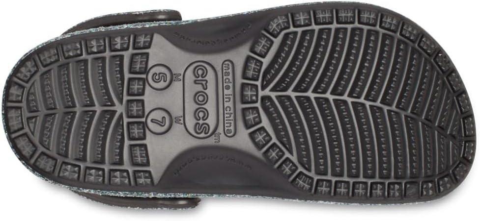 imageCrocs Unisex Adult Classic Glitter ClogBlackMulti