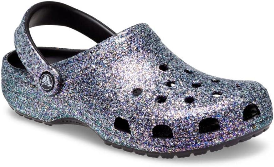 imageCrocs Unisex Adult Classic Glitter ClogBlackMulti