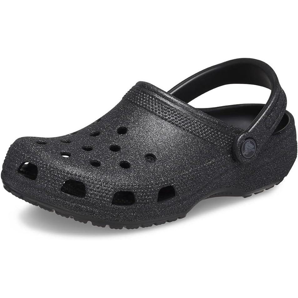 imageCrocs Unisex Adult Classic Glitter ClogBlack Glitter