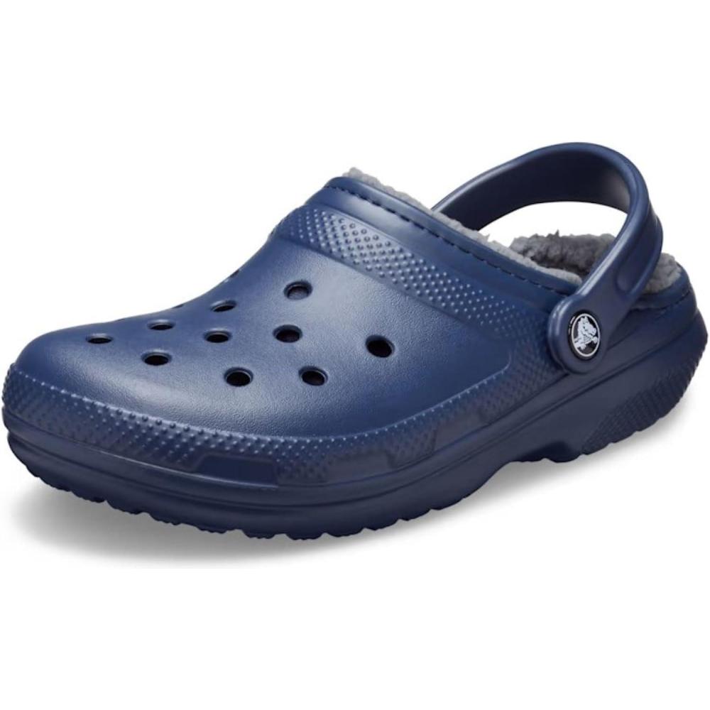 imageCrocs Unisex Adult Classic Lined ClogNavyCharcoal