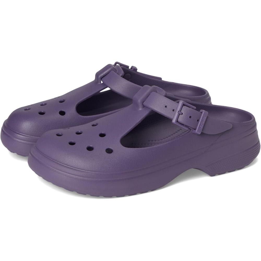 imageCrocs Unisex Adult Classic Mary Jane ClogsNightshade