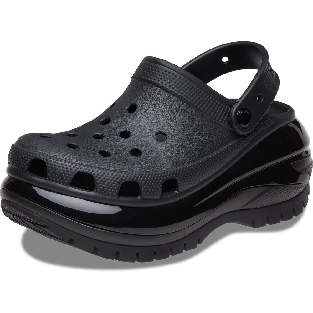 imageCrocs Unisex Adult Mega Crush ClogsBlack
