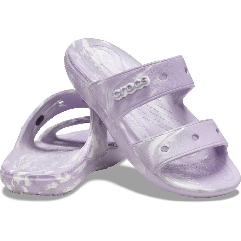 imageCrocs Unisex Adult Seasonal Graphic Classic SandalsLavenderMulti