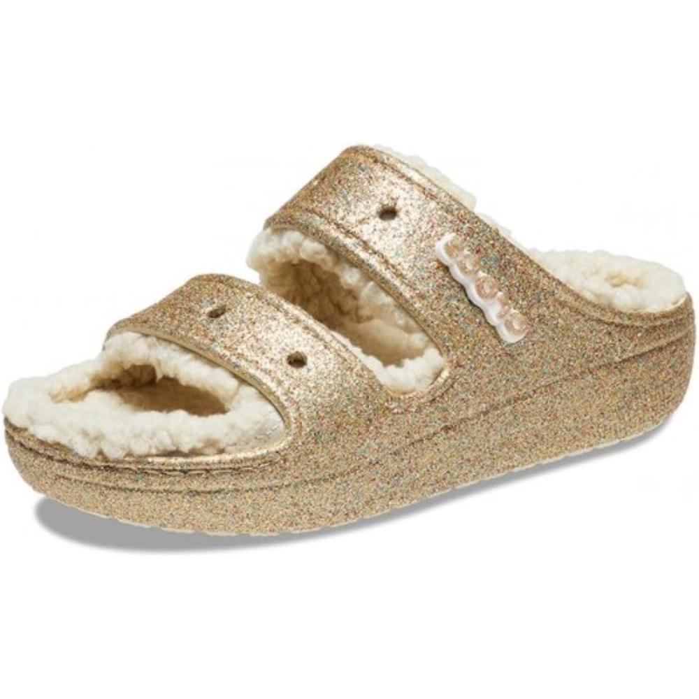 imageCrocs Unisex Classic Cozzzy SandalMultiGold