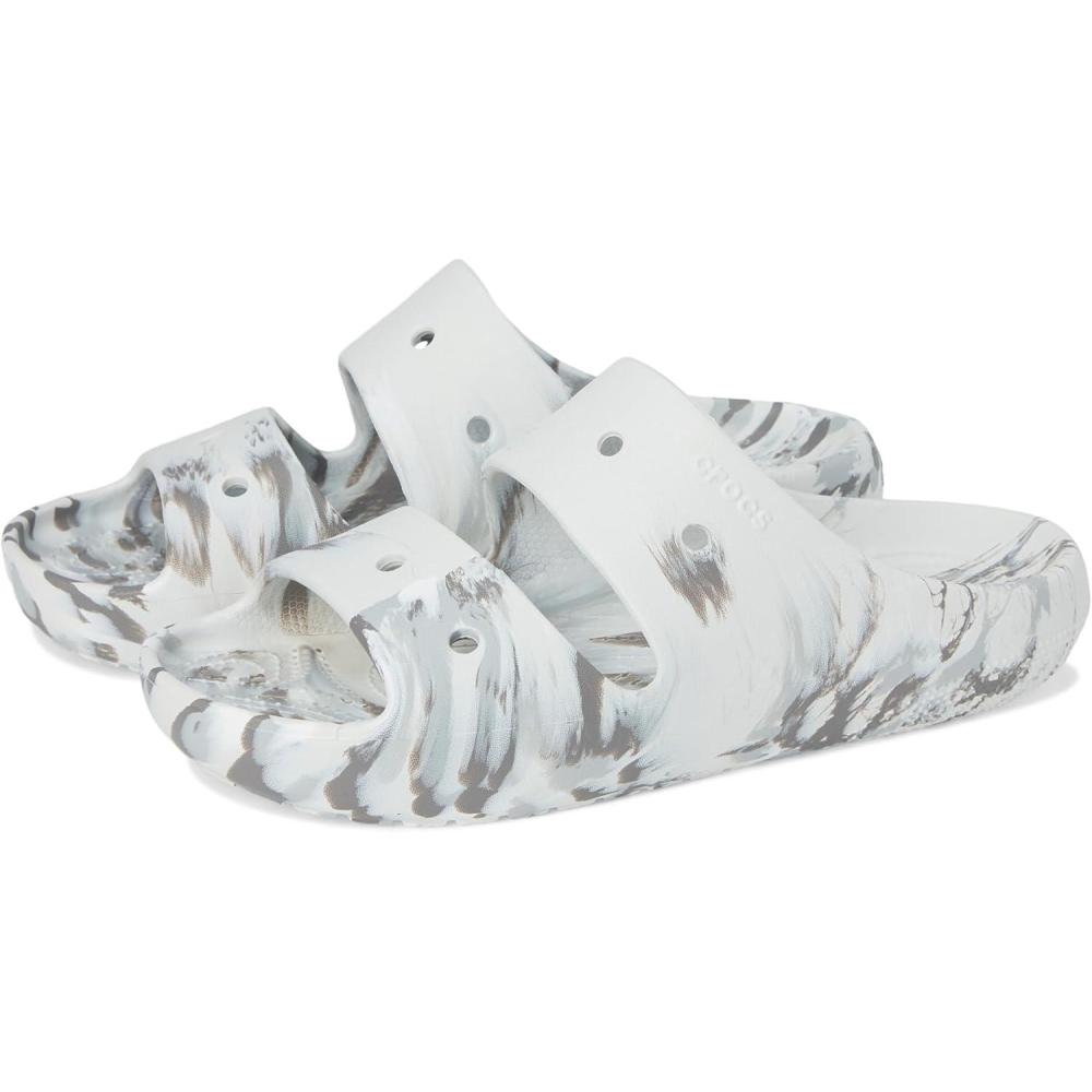 imageCrocs UnisexAdult Classic Marbled Sandals SlideMoonlightMulti