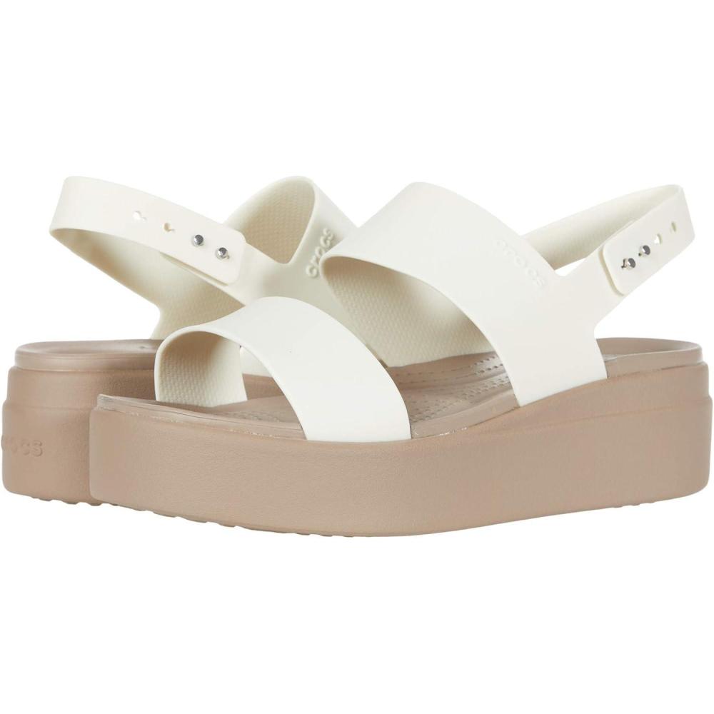 imageCrocs Womens Brooklyn Low Wedge SandalsOyster