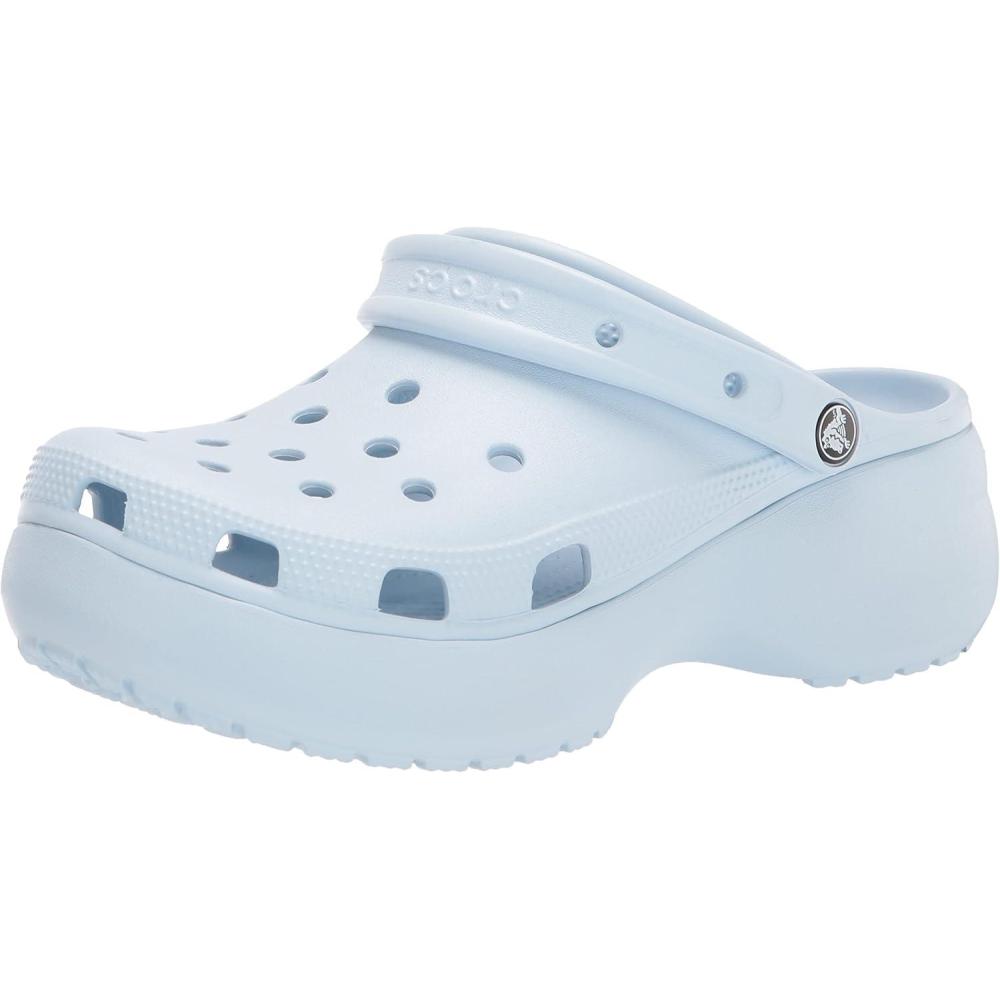 imageCrocs Womens Classic Platform ClogMineral Blue