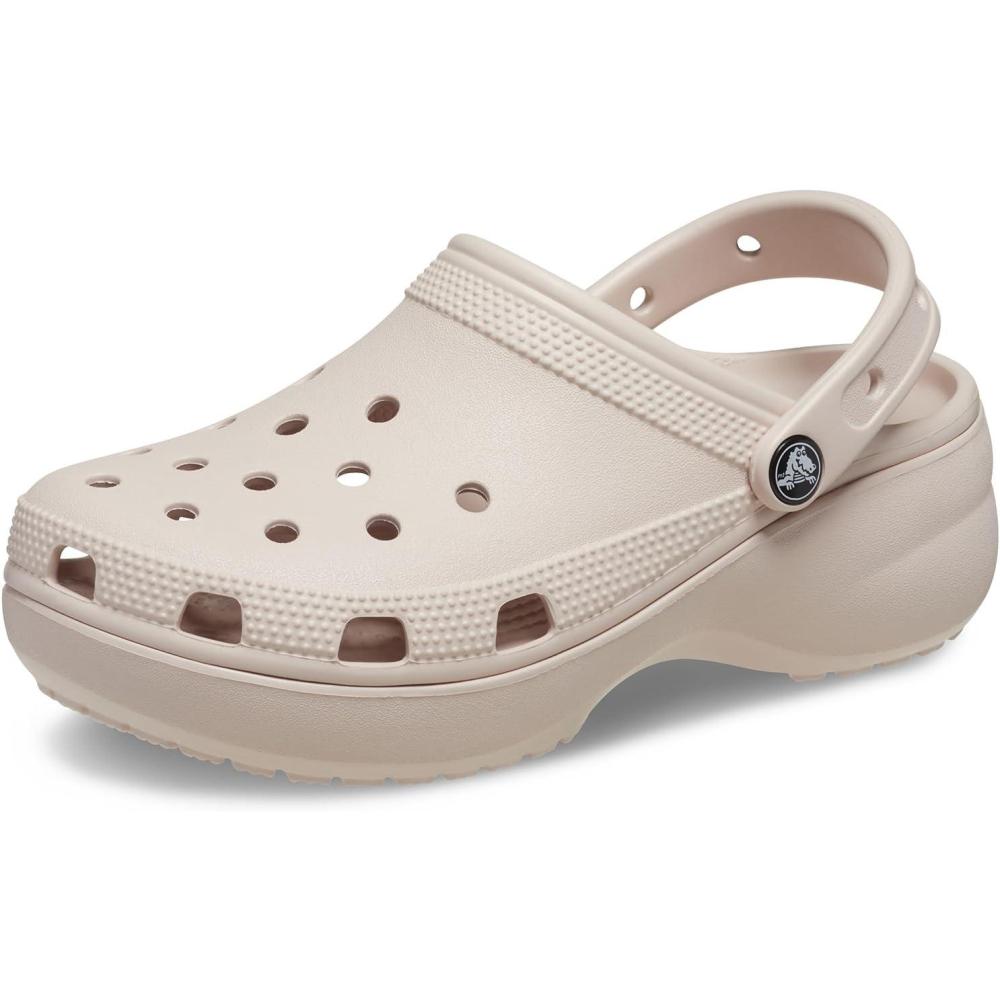 imageCrocs Womens Classic Platform ClogOffwhite