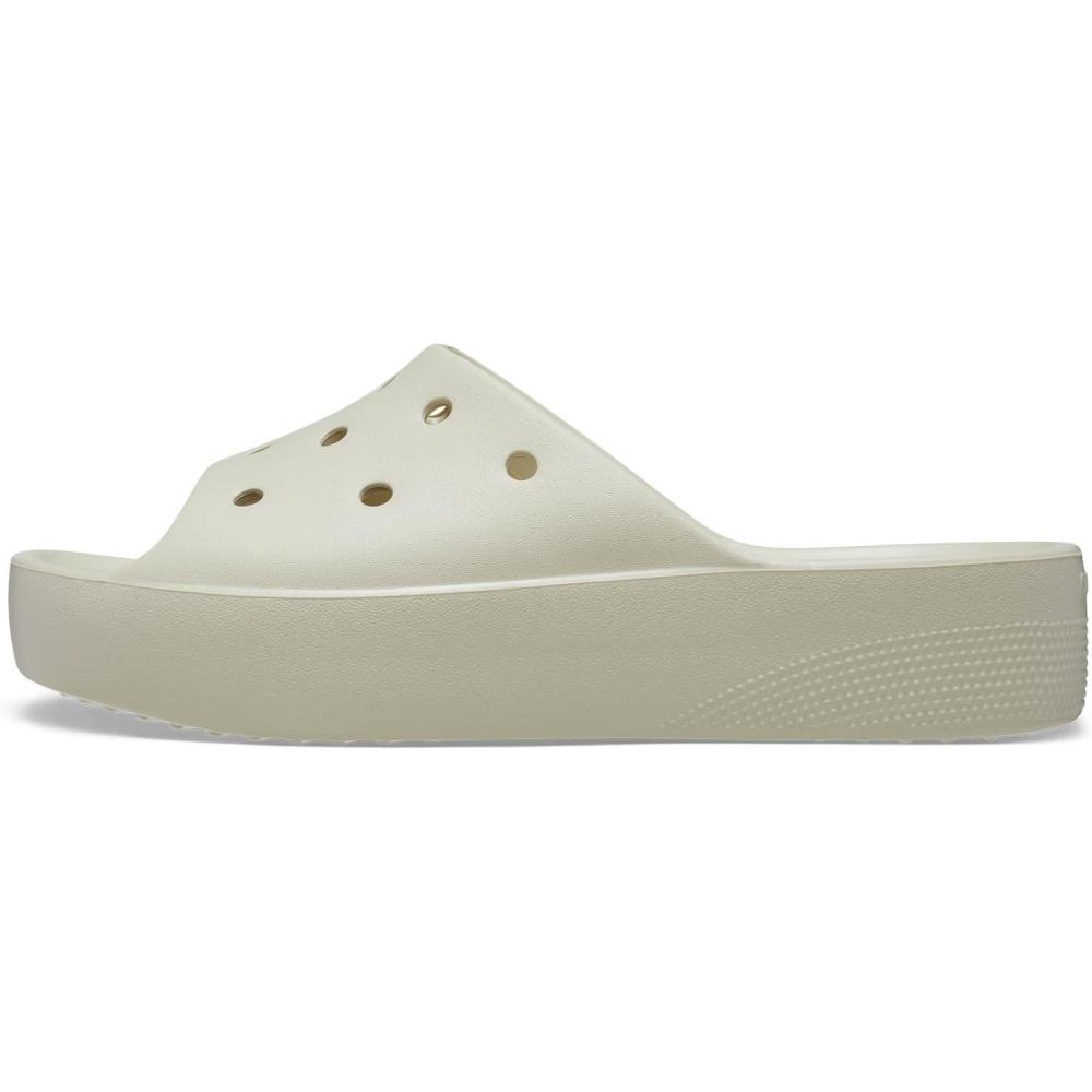 imageCrocs Womens Classic Slide  Platform SandalsBone