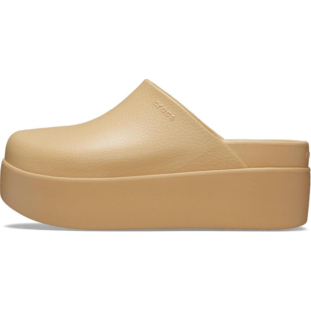 imageCrocs Womens Dylan Platform Clog Mule Platform Shoes for WomenWheat
