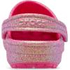 Crocs Kids’ Classic Glitter Clog(Dragon Fruit)