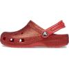 Crocs Kids’ Classic Glitter Clog(Flame)