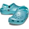 Crocs Kids’ Classic Glitter Clog(Pure Water/Mermaid)