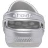 Crocs Kids’ Classic Glitter Clog(Silver Metallic)
