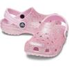 Crocs Kids’ Classic Glitter Clog(White/Rainbow)