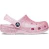 Crocs Kids’ Classic Glitter Clog(White/Rainbow)