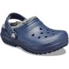 Crocs Kids’ Classic Lined Clogs(Navy/Charcoal)