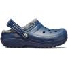 Crocs Kids’ Classic Lined Clogs(Navy/Charcoal)