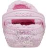 Crocs Kid’s Classic Lined Glitter Clog(Flamingo)