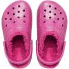 Crocs Kid’s Classic Lined Glitter Clog(Fuchsia Fun/Multi)