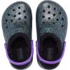 Crocs Kid’s Classic Lined Glitter Clog(Starry Skies Glitter)