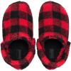 Crocs Unisex Adult Classic Cozzzy Slippers(Buffalo Plaid/Varsity Red/Black)