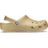Crocs Unisex Adult Classic Glitter Clog(Light Gold)