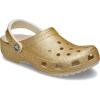 Crocs Unisex Adult Classic Glitter Clog(Light Gold)