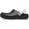 Crocs Unisex Adult Classic Lined Clog(Black/Pink Multi)