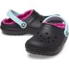 Crocs Unisex Adult Classic Lined Clog(Black/Pink Multi)
