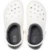 Crocs Unisex Adult Classic Lined Clog(White/Grey)