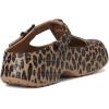 Crocs Unisex Adult Classic Mary Jane Clogs(Sepia/Leopard)