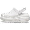 Crocs Unisex Adult Mega Crush Clogs(White)