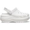 Crocs Unisex Adult Mega Crush Clogs(White)