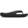 Crocs Unisex Adult Mellow Recovery Flip Flops(Black)