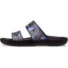 Crocs Unisex Adult Seasonal Graphic Classic Sandals(Black/Multi Glitter)