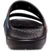 Crocs Unisex Adult Seasonal Graphic Classic Sandals(Black/Spray Dye)