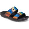 Crocs Unisex Adult Seasonal Graphic Classic Sandals(Black/Spray Dye)