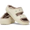 Crocs Unisex Classic Cozzzy Sandal(Bone/Mushroom)