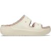 Crocs Unisex Classic Cozzzy Sandal(Bone/Mushroom)