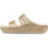 Crocs Unisex Classic Cozzzy Sandal(Multi/Gold)