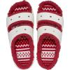 Crocs Unisex Classic Cozzzy Sandal(White/Holiday Print)