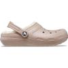 Crocs Unisex Men’s and Women’s Classic Lined Clog | Fuzzy Slippers, Mushroom/Bone, 5 Men/7 Women
