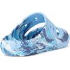 Crocs Unisex-Adult Classic Marbled Sandals Slide(Blue Calcite/Multi)