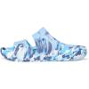 Crocs Unisex-Adult Classic Marbled Sandals Slide(Blue Calcite/Multi)
