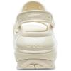 Crocs Unisex-Adult Classic Mega Crush Sandal | Platform Sandals(Sand)