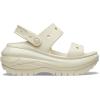 Crocs Unisex-Adult Classic Mega Crush Sandal | Platform Sandals(Sand)