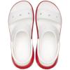 Crocs Unisex-Adult Classic Mega Crush Sandal | Platform Sandals(White/Multi)