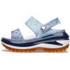 Crocs Unisex-Adult Classic Mega Crush Sandal | Platform Sandals(White/Multi Denim)