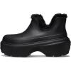 Crocs Unisex-Adult Stomp Lined Shorty Boots Ankle(Black/Black)